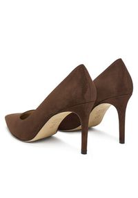 Stuart Weitzman Szpilki Stuart Power 85 SJ948 Brązowy. Kolor: brązowy. Materiał: zamsz, skóra. Obcas: na szpilce #4