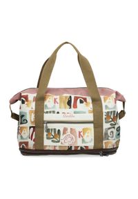 Torba podróżna damska Anekke, wykonana z materiału tekstylnego z dekoracyjnym nadrukiem pojemna, 42578-001. Materiał: materiał. Wzór: nadruk. Styl: casual #7