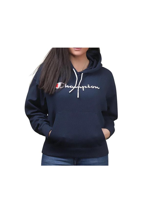 Bluza sportowa damska Champion Hooded. Typ kołnierza: kaptur. Kolor: niebieski