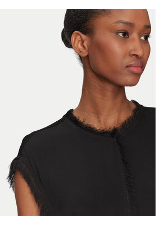 Day Birger et Mikkelsen - DAY BIRGER ÉT MIKKELSEN Bluzka Lise DAY65243713 Czarny Regular Fit. Kolor: czarny. Materiał: wiskoza