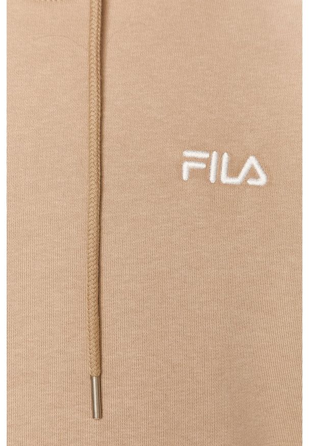 Fila - Bluza. Okazja: na co dzień. Kolor: beżowy. Wzór: aplikacja. Styl: casual