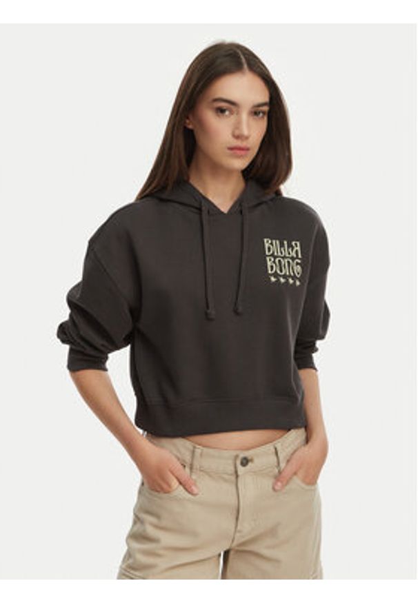 Billabong Bluza Lost Mind EBJSF00183 Szary Cropped Fit. Kolor: szary. Materiał: bawełna