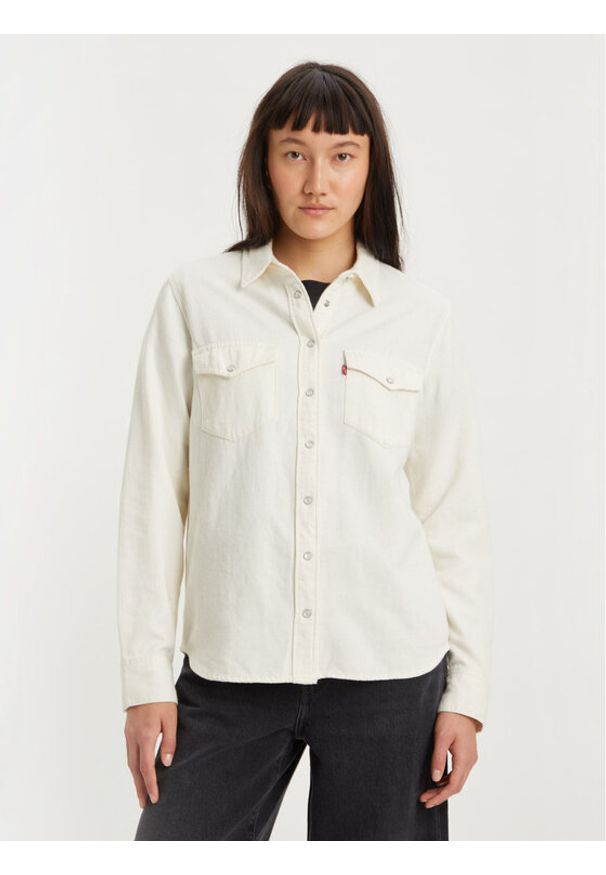 Levi's® Koszula Essential Western 167860014 Écru Regular Fit. Materiał: bawełna