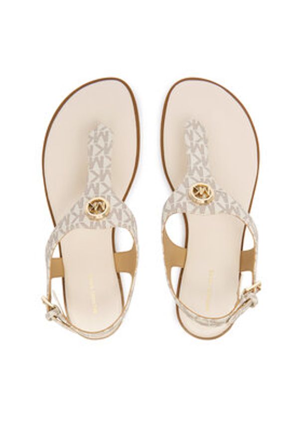 MICHAEL Michael Kors Sandały Val Thong 40R6VAFS1B Biały. Kolor: biały. Materiał: skóra