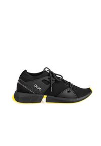 Liu Jo - Liu-Jo Sneakersy | B69045 TX022 | Kobieta | Czarny, Żółty. Kolor: wielokolorowy, czarny, żółty. Materiał: materiał, skóra ekologiczna. Wzór: aplikacja #2