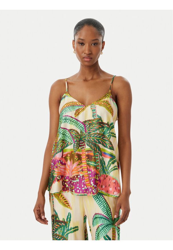 LOLA CASADEMUNT Top LS2615012 Kolorowy Regular Fit. Wzór: kolorowy