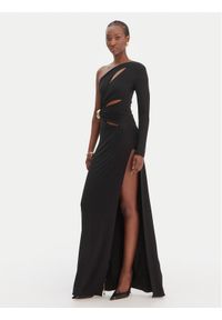 Elisabetta Franchi Sukienka wieczorowa AB-R25-61E2-V690 Czarny Regular Fit. Kolor: czarny. Materiał: syntetyk. Styl: wizytowy #1