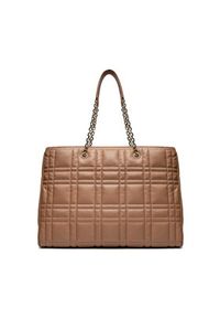 Calvin Klein Torebka Re-Lock Quilt Tote W/Lp Cmpt K60K609880 Brązowy. Kolor: brązowy. Materiał: skórzane