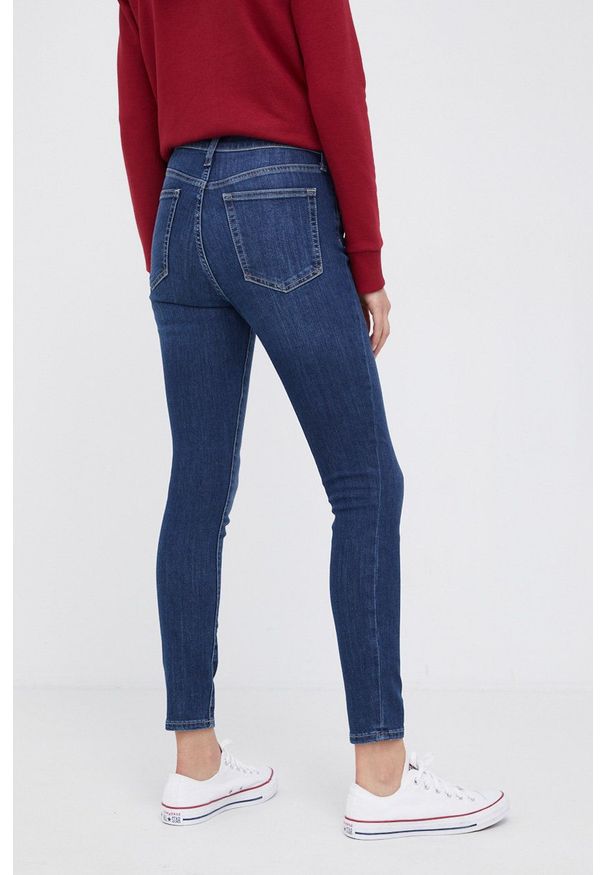 GAP Jeansy damskie high waist. Stan: podwyższony. Kolor: niebieski