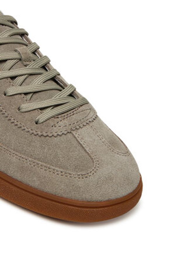 Polo Ralph Lauren Sneakersy 809978008002 Szary. Kolor: szary. Materiał: zamsz, skóra