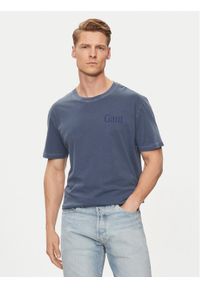 GANT - Gant T-Shirt Sunfaded 2013018 Niebieski Regular Fit. Kolor: niebieski. Materiał: bawełna #1