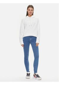 TOMMY HILFIGER - Tommy Hilfiger Bluza Frosted WW0WW38856 Écru Relaxed Fit. Materiał: bawełna #4