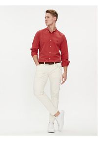 Polo Ralph Lauren Koszula 710937993002 Czerwony Regular Fit. Typ kołnierza: polo. Kolor: czerwony. Materiał: bawełna #3