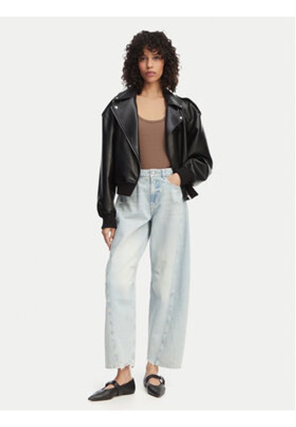 BOSS Jeansy 50558722 Niebieski Balloon Fit. Kolor: niebieski