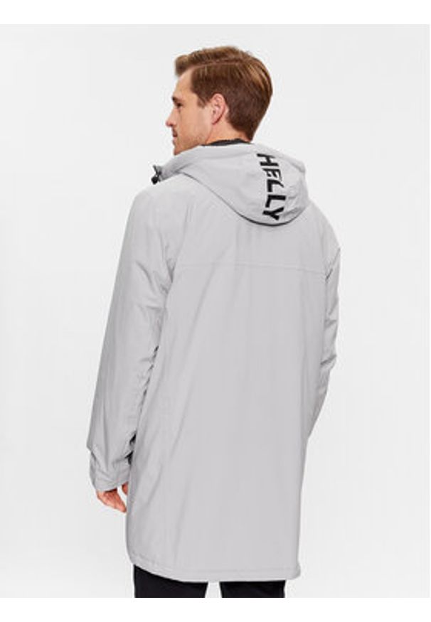 Helly Hansen Kurtka przeciwdeszczowa Rain Parka 54002 Szary Regular Fit. Kolor: szary. Materiał: syntetyk