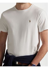 Polo Ralph Lauren T-Shirt 710740727 Biały Slim Fit. Typ kołnierza: polo. Kolor: biały. Materiał: bawełna #3