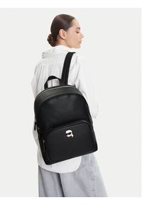 Karl Lagerfeld - KARL LAGERFELD Plecak A1W30497 Czarny. Kolor: czarny. Materiał: skóra