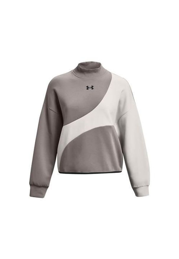 Bluza sportowa damska Under Armour Unstoppable Flc Crop Crew. Kolor: szary