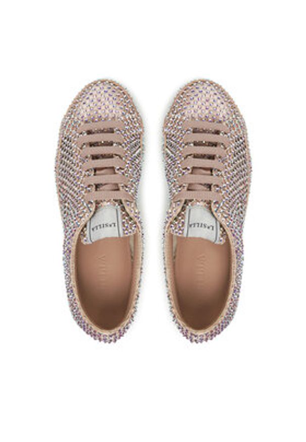 LE SILLA - Le Silla Sneakersy 1644C020MHPPSAS 158 Srebrny. Kolor: srebrny