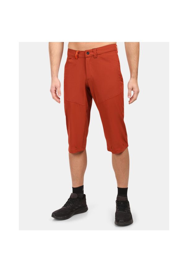 Męskie spodnie outdoorowe 3/4 Kilpi OLPRA-M. Kolor: brązowy. Materiał: nylon