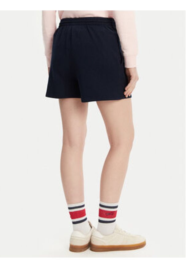 TOMMY HILFIGER - Tommy Hilfiger Szorty sportowe UW0UW05800 Granatowy Regular Fit. Kolor: niebieski. Materiał: bawełna