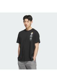Adidas - Koszulka z grafiką Multi. Kolor: czarny. Sport: turystyka piesza #1