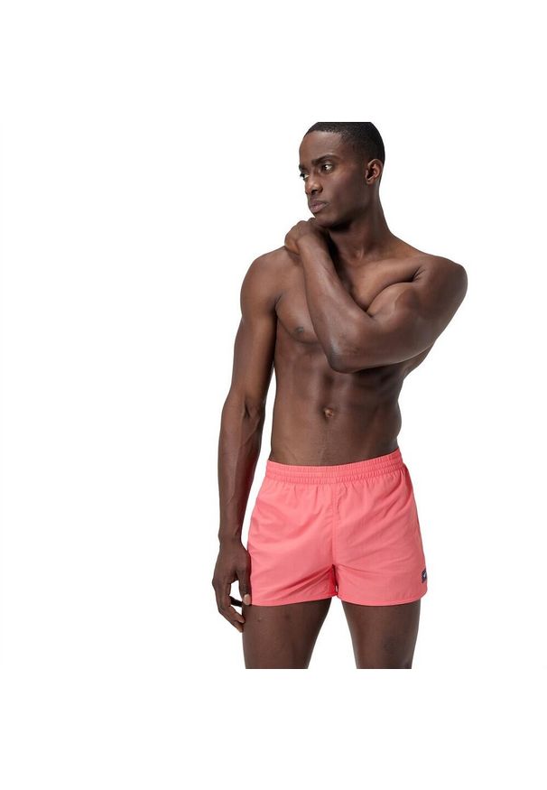 Speedo - Męskie Spodenki Kąpielowe Volley Retro. Kolor: pomarańczowy, wielokolorowy, żółty. Styl: retro