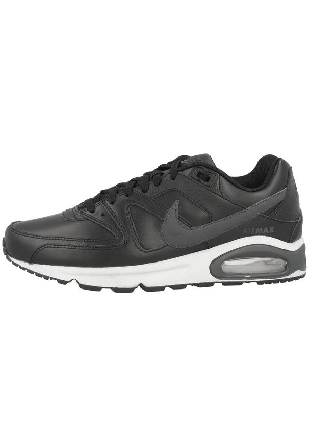 Buty do chodzenia damskie Nike Air Max Command Leather. Zapięcie: sznurówki. Kolor: czarny. Materiał: syntetyk, skóra, materiał. Szerokość cholewki: normalna. Model: Nike Air Max. Sport: turystyka piesza