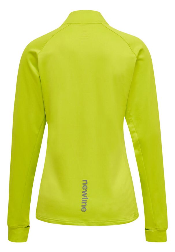 NewLine - Bluza damska Newline core midlayer. Kolor: żółty, wielokolorowy, zielony