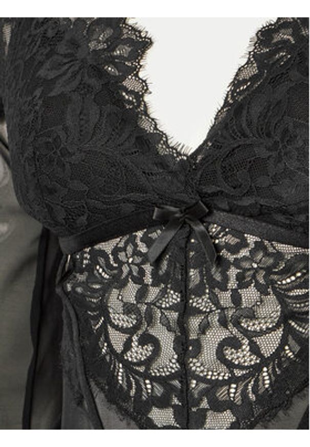Hunkemöller Body Astrid 206245 Czarny. Kolor: czarny. Materiał: syntetyk