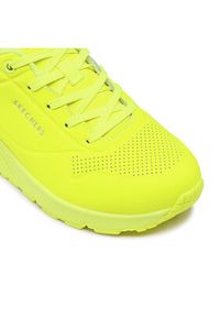 skechers - Skechers Sneakersy Night Shades 73667/NYEL Żółty. Kolor: żółty. Materiał: skóra #4