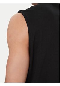 Adidas - adidas Tank top Trefoil Essentials KD0691 Czarny Regular Fit. Kolor: czarny. Materiał: bawełna #5