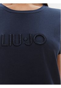 Liu Jo Sport T-Shirt TA4136 JS003 Granatowy Regular Fit. Kolor: niebieski. Materiał: bawełna. Styl: sportowy #3