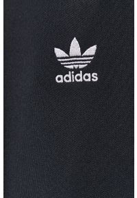 adidas Originals Spodnie H35605 damskie kolor czarny gładkie. Kolor: czarny. Materiał: materiał, dzianina. Wzór: gładki #2