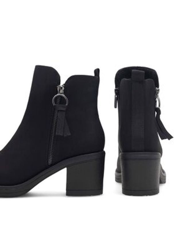 Clara Barson Botki WS2987-02 Czarny. Kolor: czarny. Materiał: syntetyk