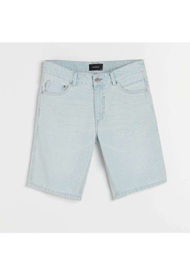 Reserved - Jeansowe szorty - Niebieski. Kolor: niebieski. Materiał: jeans