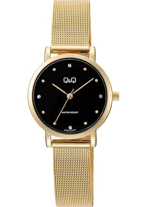 Klasyczny zegarek damski Q&Q C35A-014P .. Styl: klasyczny