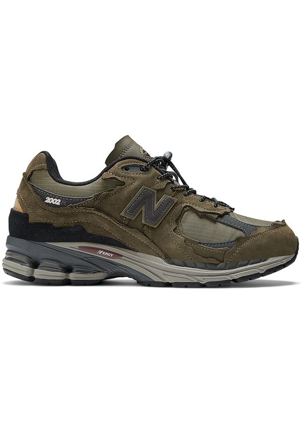 Buty unisex New Balance M2002RDN – zielone. Kolor: zielony. Materiał: skóra, materiał, guma. Szerokość cholewki: normalna