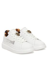 Just Cavalli Sneakersy 80RA3SB3 ZPB99 Biały. Kolor: biały. Materiał: skóra #5