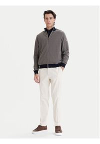 Bugatti Kardigan 8750-15142E Granatowy Regular Fit. Kolor: niebieski. Materiał: syntetyk #6