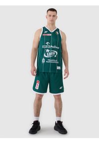 4f - Koszulka meczowa replika wyjazdowa z sezonu 2024/25 męska 4F x PLK - Legia Warszawa - multikolor. Typ kołnierza: dekolt w serek. Kolor: wielokolorowy. Materiał: dzianina, materiał, syntetyk, włókno. Wzór: ze splotem, napisy, gładki, nadruk, paski. Sport: koszykówka, fitness