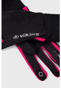 Viking rękawiczki Runway damskie kolor różowy. Kolor: różowy. Materiał: dzianina, materiał
