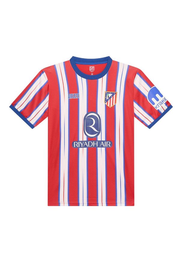 ATLETICO MADRID - Koszulka domowa Atlético Madrid dla mężczyzn. Kolor: czerwony, biały, wielokolorowy. Materiał: poliester. Sport: piłka nożna