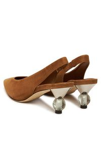 Weekend Max Mara Sandały Orma 2525526094600 Brązowy. Kolor: brązowy #2