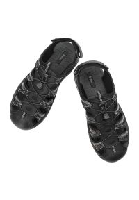 Czarne Sandały Lee Cooper Wygodne Obuwie Męskie. Okazja: na spacer, na co dzień. Kolor: czarny. Sezon: lato. Styl: sportowy, casual #5