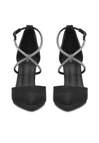 DeeZee Szpilki KL-HH4785-62S Czarny. Kolor: czarny. Materiał: materiał. Obcas: na szpilce #3