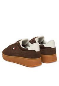 TOMMY HILFIGER - Tommy Hilfiger Sneakersy The Greenwich Edge Max Suede EN0EN02989 Brązowy. Kolor: brązowy. Materiał: skóra, zamsz #2