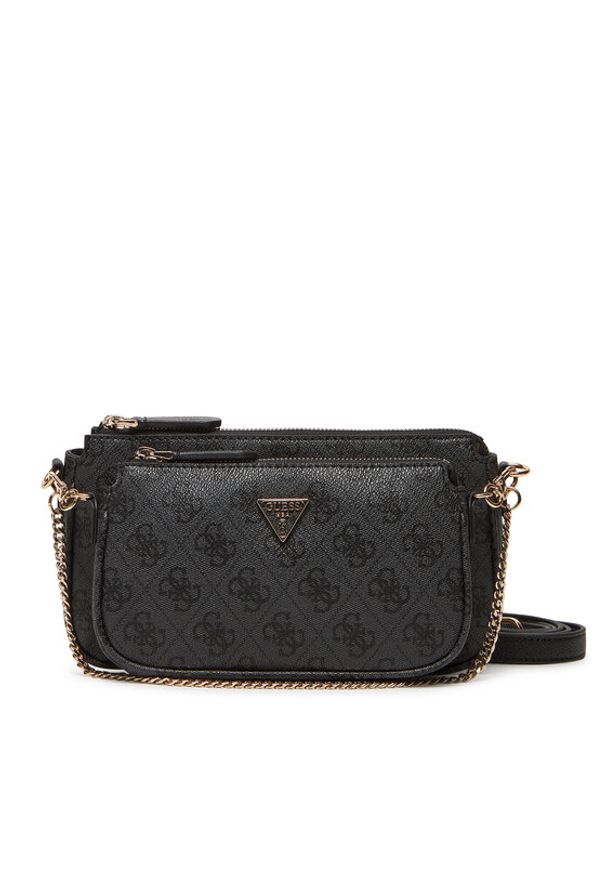 Guess Torebka Noelle II Mini HWBG96 72710 Szary. Kolor: szary. Materiał: skórzane