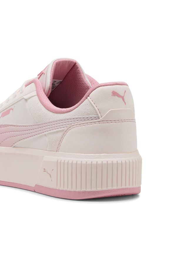 Puma - Damskie sneakersy Carina Mia Satin Princess PUMA Jasmine Flower Pinkscape Pink. Okazja: na co dzień. Kolor: różowy. Sport: tenis, turystyka piesza