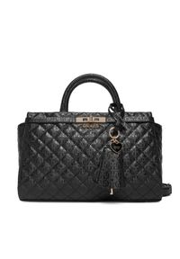 Guess Torebka Idra HWGG81 57060 Czarny. Kolor: czarny. Materiał: skórzane